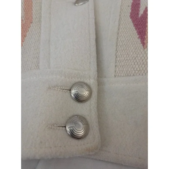 Vintage Pioneer Wear Golden Collection Handwoven‎ Chimayo Cropped Wool  Jacket - Picture 8 of 11